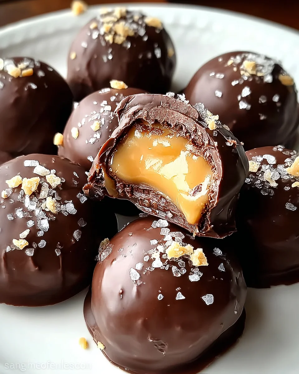 Salted Caramel Truffles