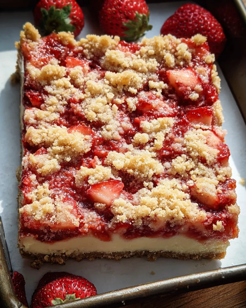 Strawberry Cheesecake Bars