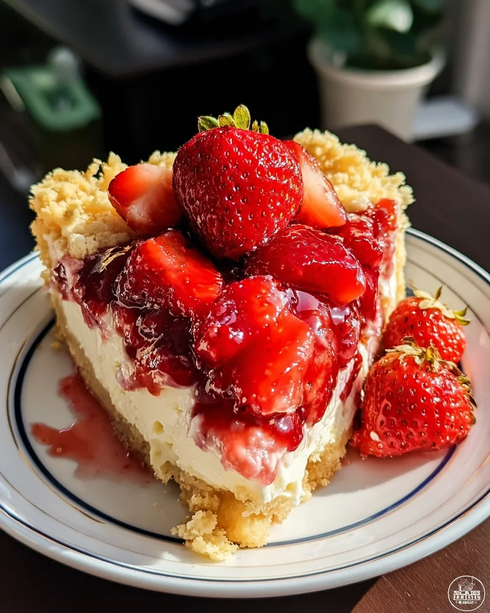 Strawberry Cheesecake Dump Cake