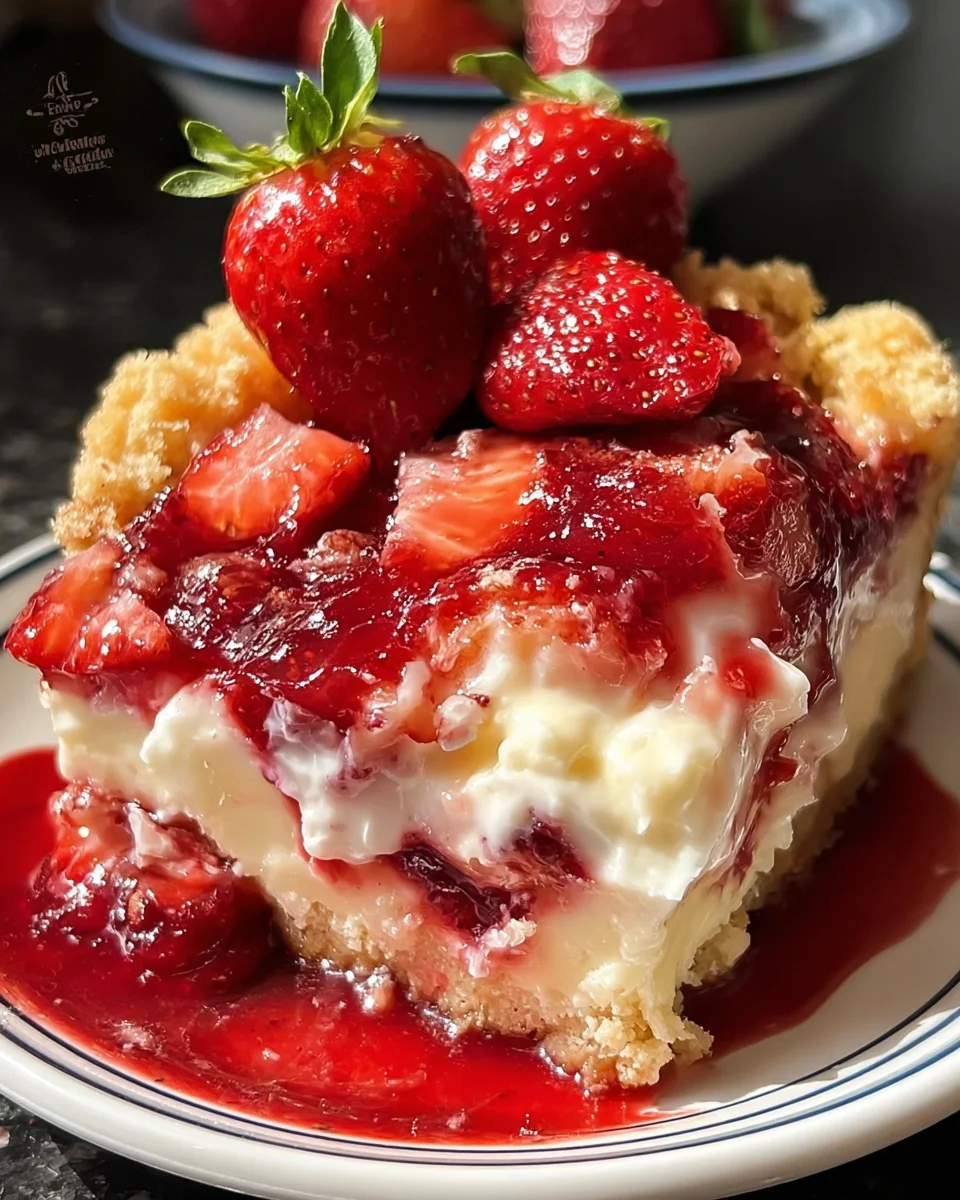 Strawberry Cheesecake Dump Cake 17 Strawberry
