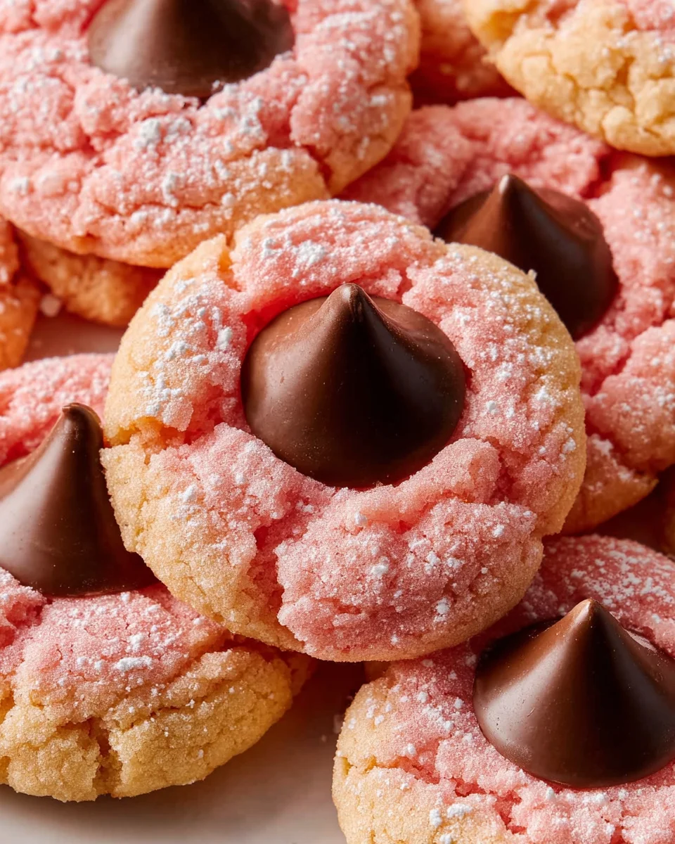 Strawberry Kiss Cookies Recipe