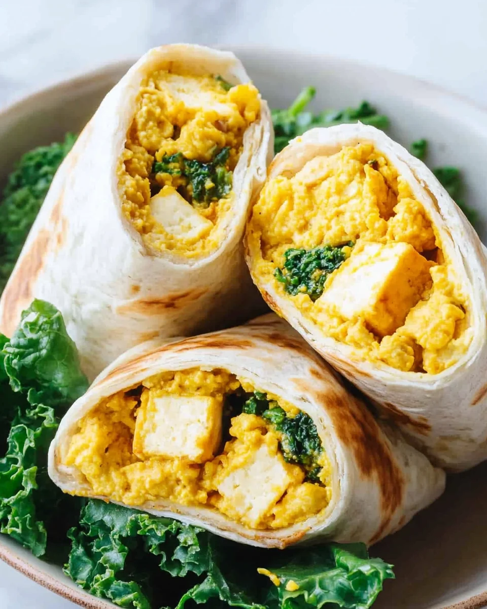 Tofu Scramble Wrap