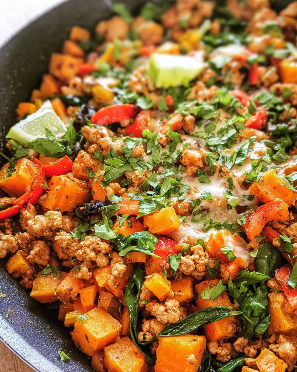Turkey Sweet Potato Skillet