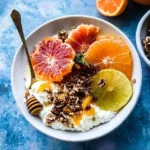 Winter Citrus Ricotta Breakfast Bowl with Honeycomb. 17 Winter Citrus Ricotta Breakfast Bowl with Honeycomb.