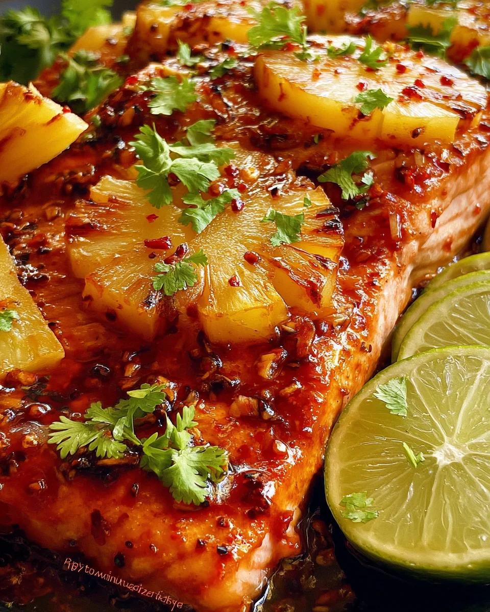 Baked Pineapple Salmon 21 Baked