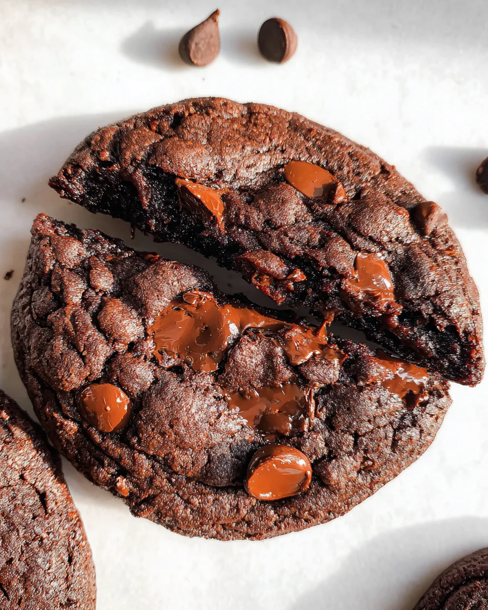 Bakery Style Double Chocolate Chip Cookies 21 Bakery