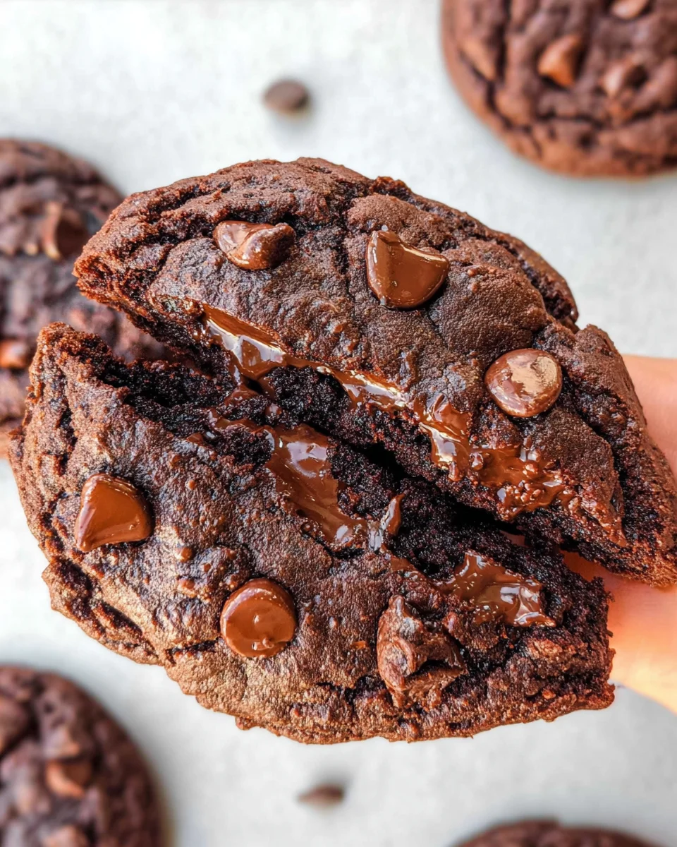 Bakery Style Double Chocolate Chip Cookies 22 Bakery