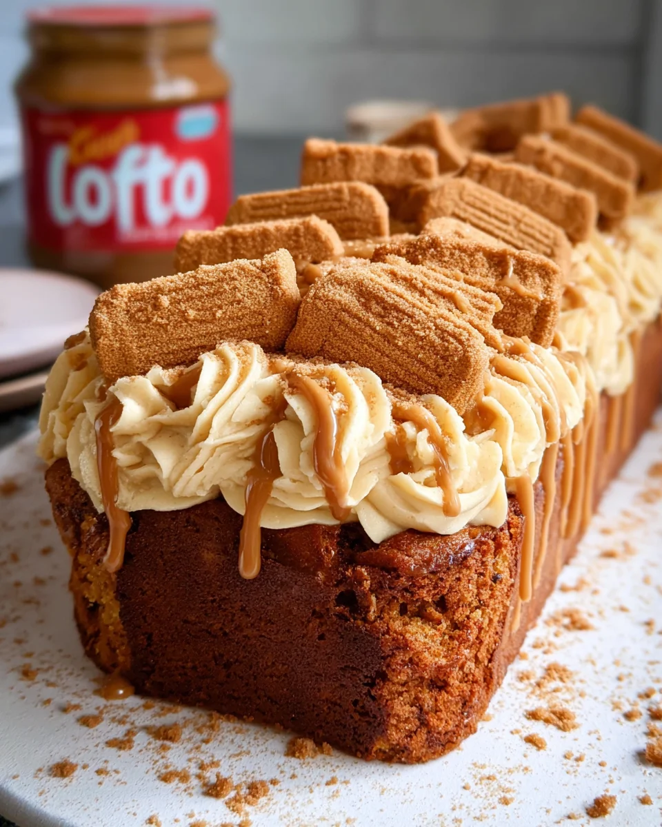Biscoff Loaf Cake