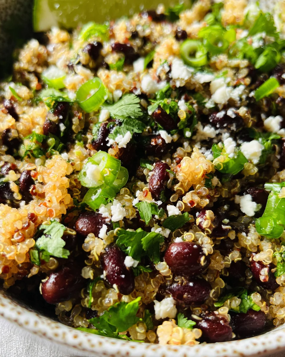 Black Bean Quinoa Salad Recipe