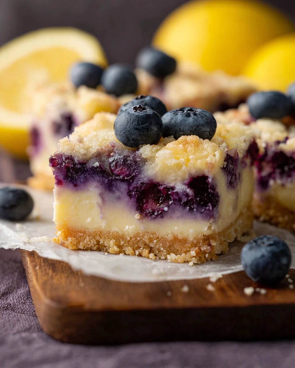 Blueberry Lemon Pie Bars
