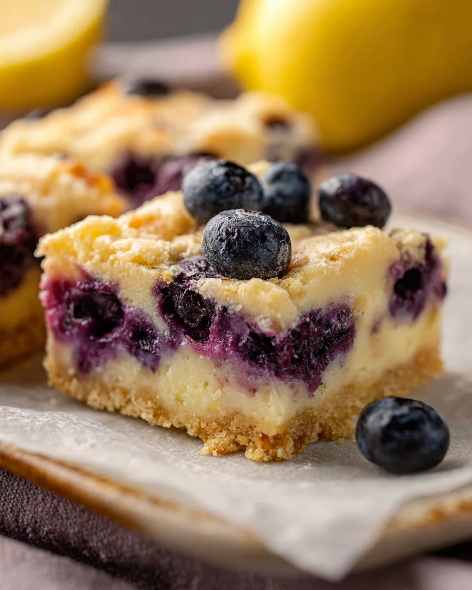 Blueberry Lemon Pie Bars 24 Blueberry