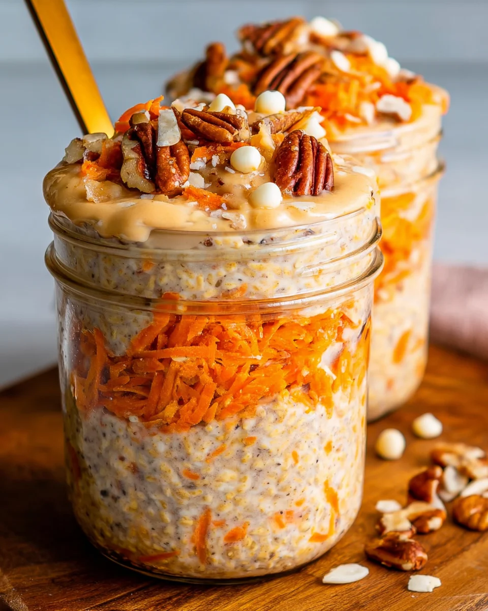 Carrot Cake Overnight Oats
