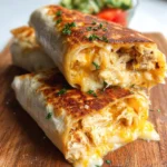 Cheesy Garlic Chicken Wraps 19 Cheesy Garlic Chicken Wraps