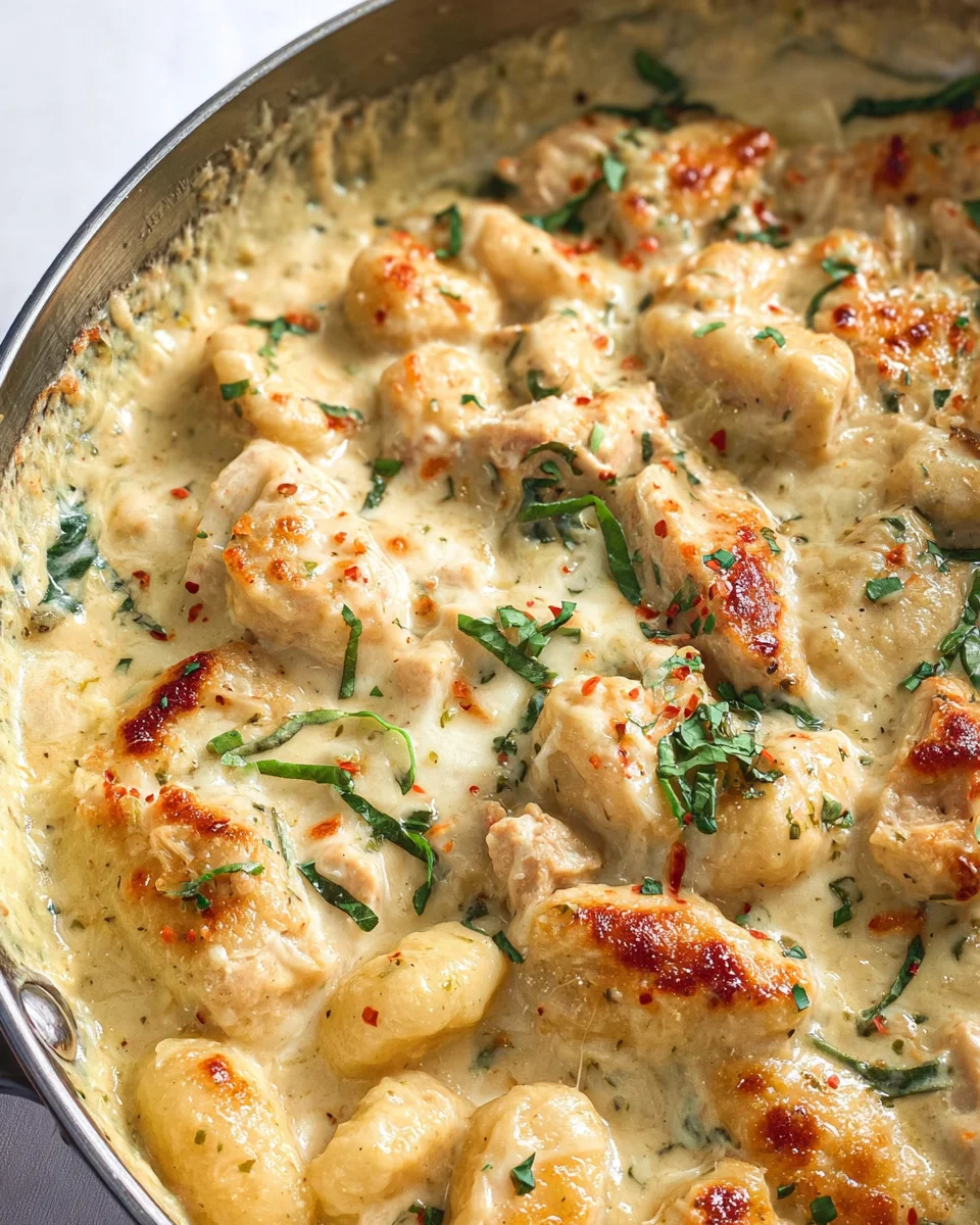 Chicken Alfredo Gnocchi