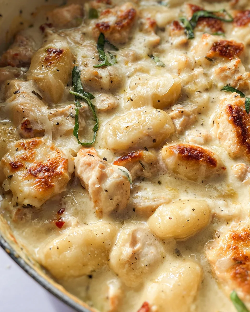Chicken Alfredo Gnocchi 21 Chicken