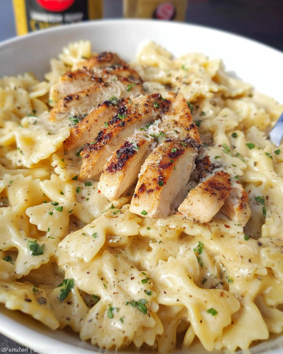 Chicken Garlic Parmesan Pasta