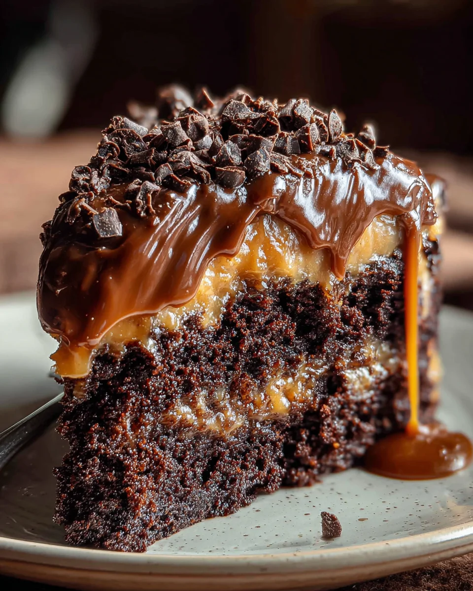 Chocolate Caramel Dump Cake Recipe