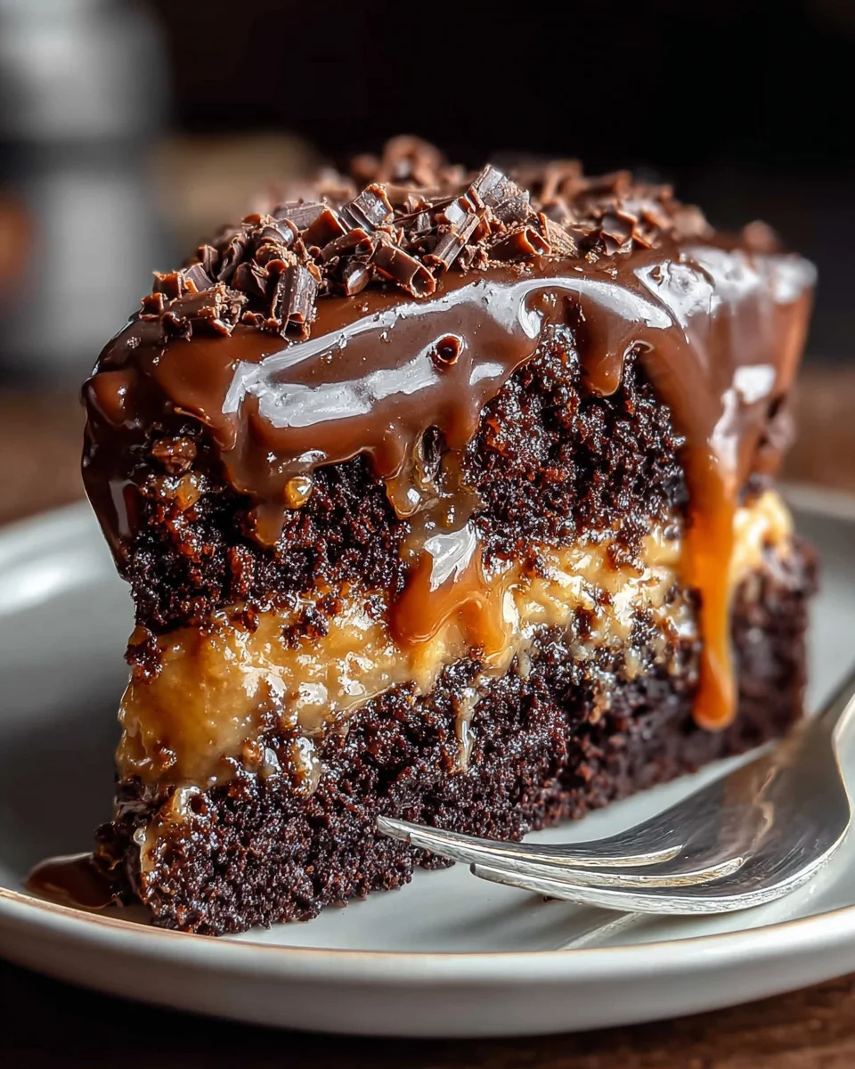 Chocolate Caramel Dump Cake Recipe 17 Chocolate