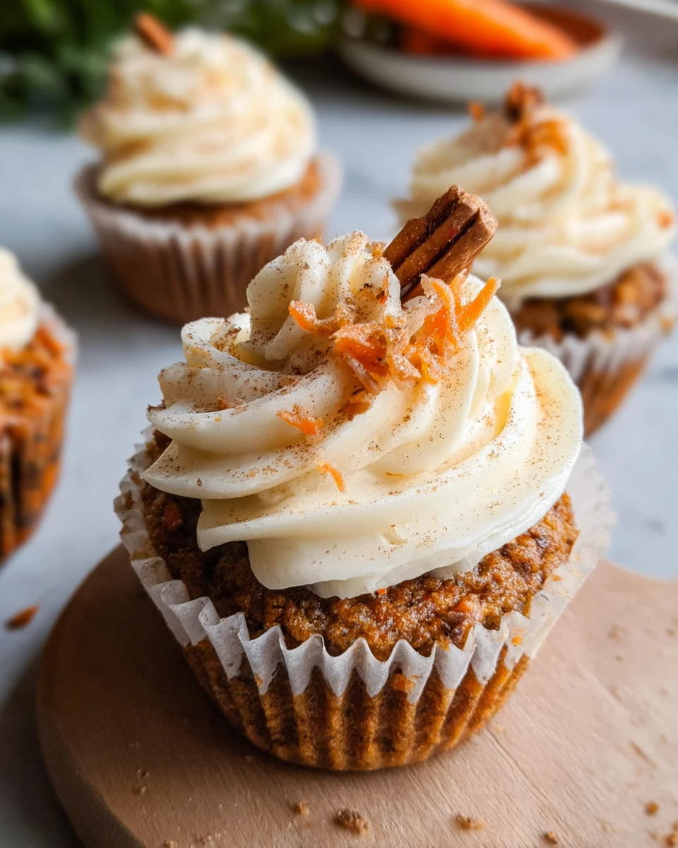 Easy Carrot Cake Cupcakes