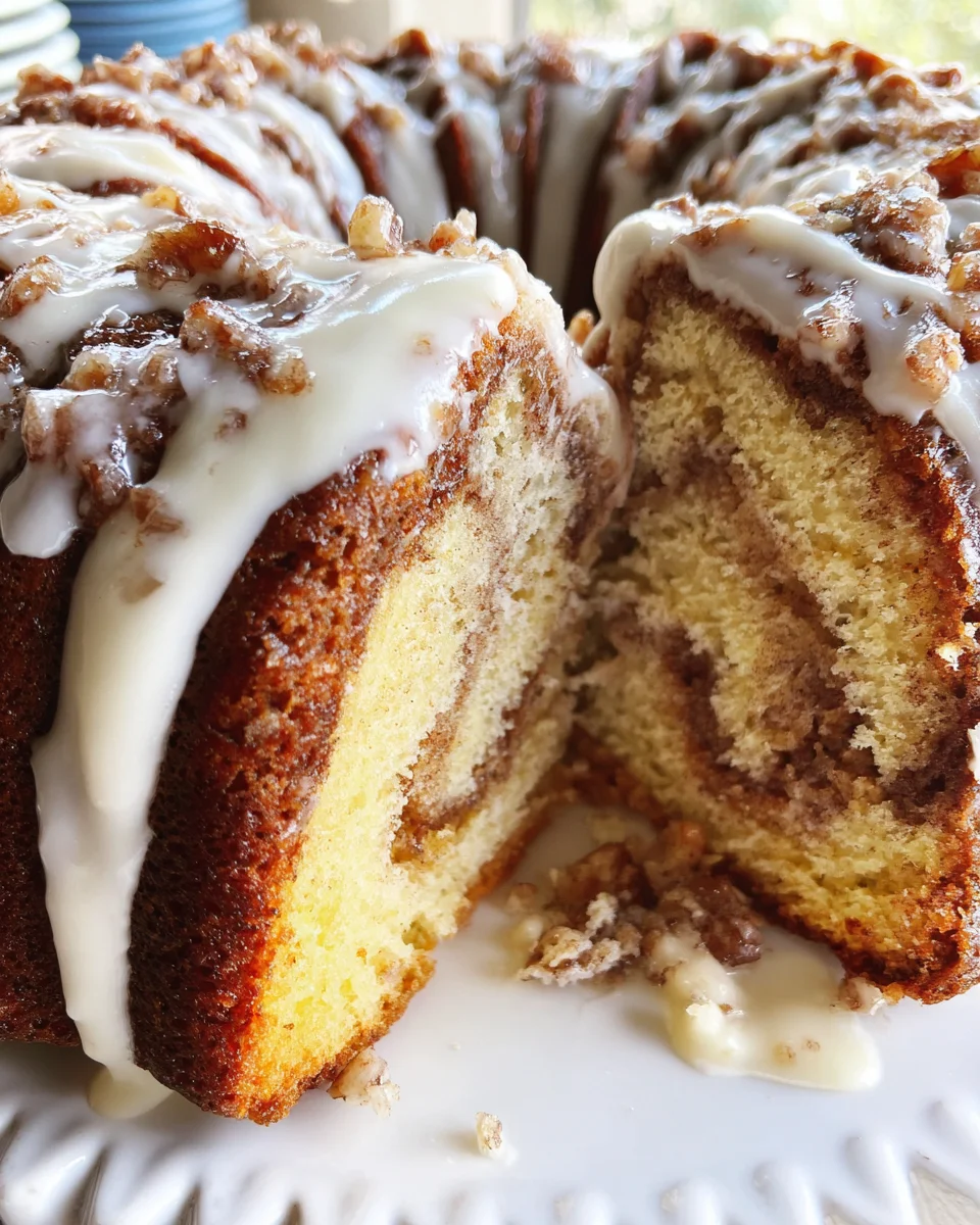 Easy Cinnamon Roll Bundt Cake