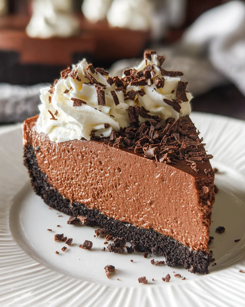 Easy No Bake Chocolate Cheesecake 22 Easy