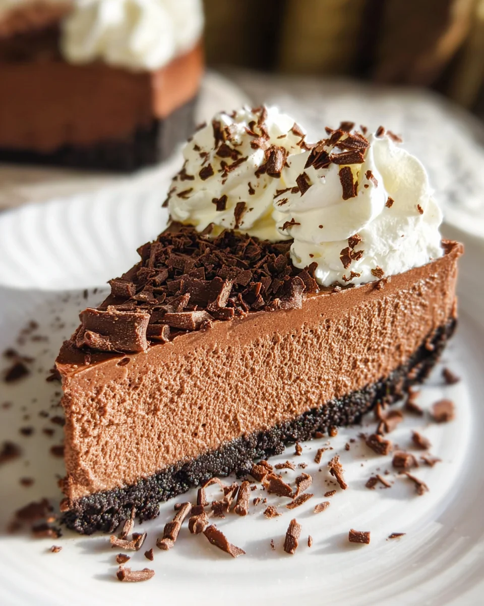 Easy No Bake Chocolate Cheesecake 23 Easy