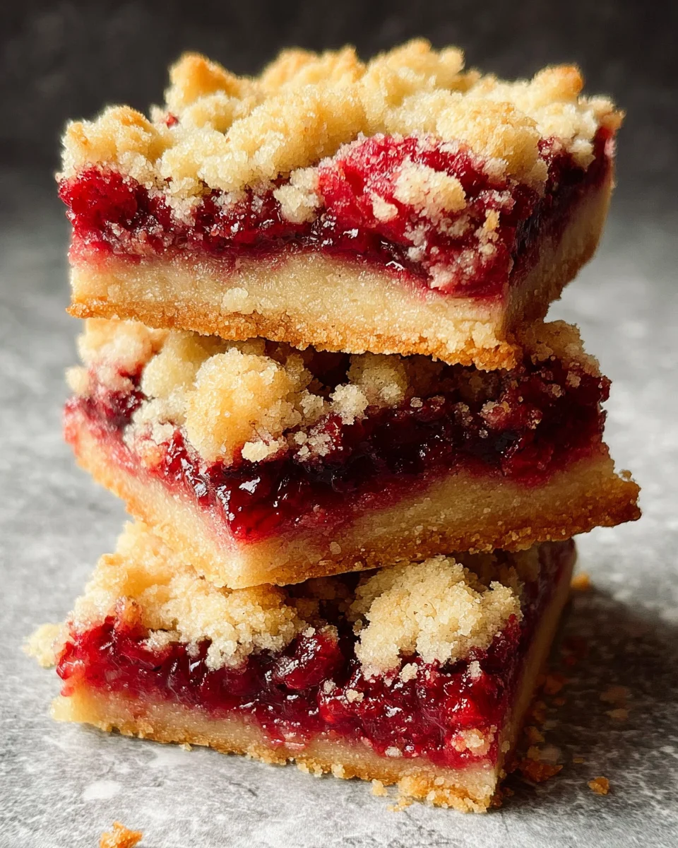 Fabulous Five Ingredient Raspberry Bars