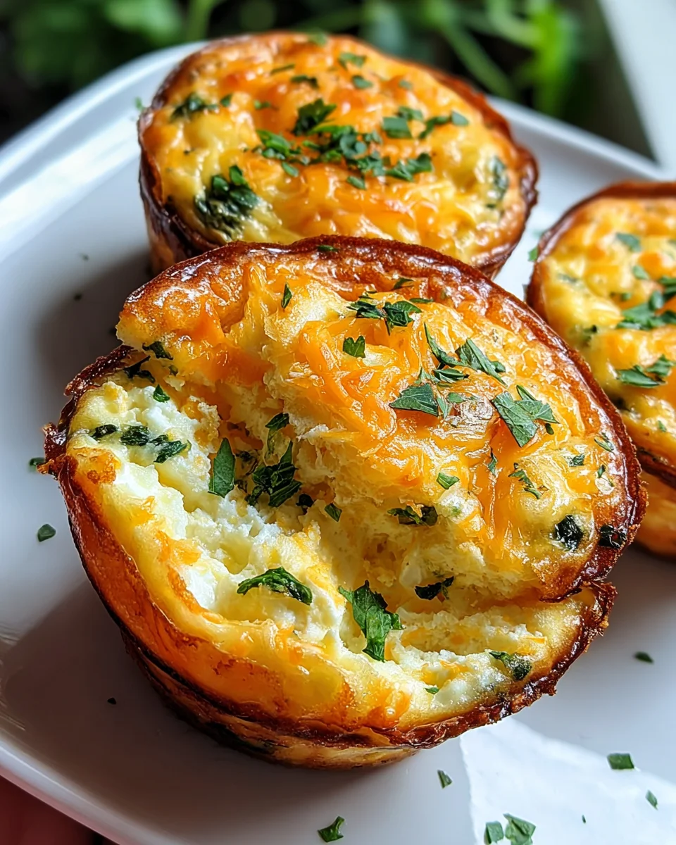 Fluffy Cottage Cheese Egg Muffins