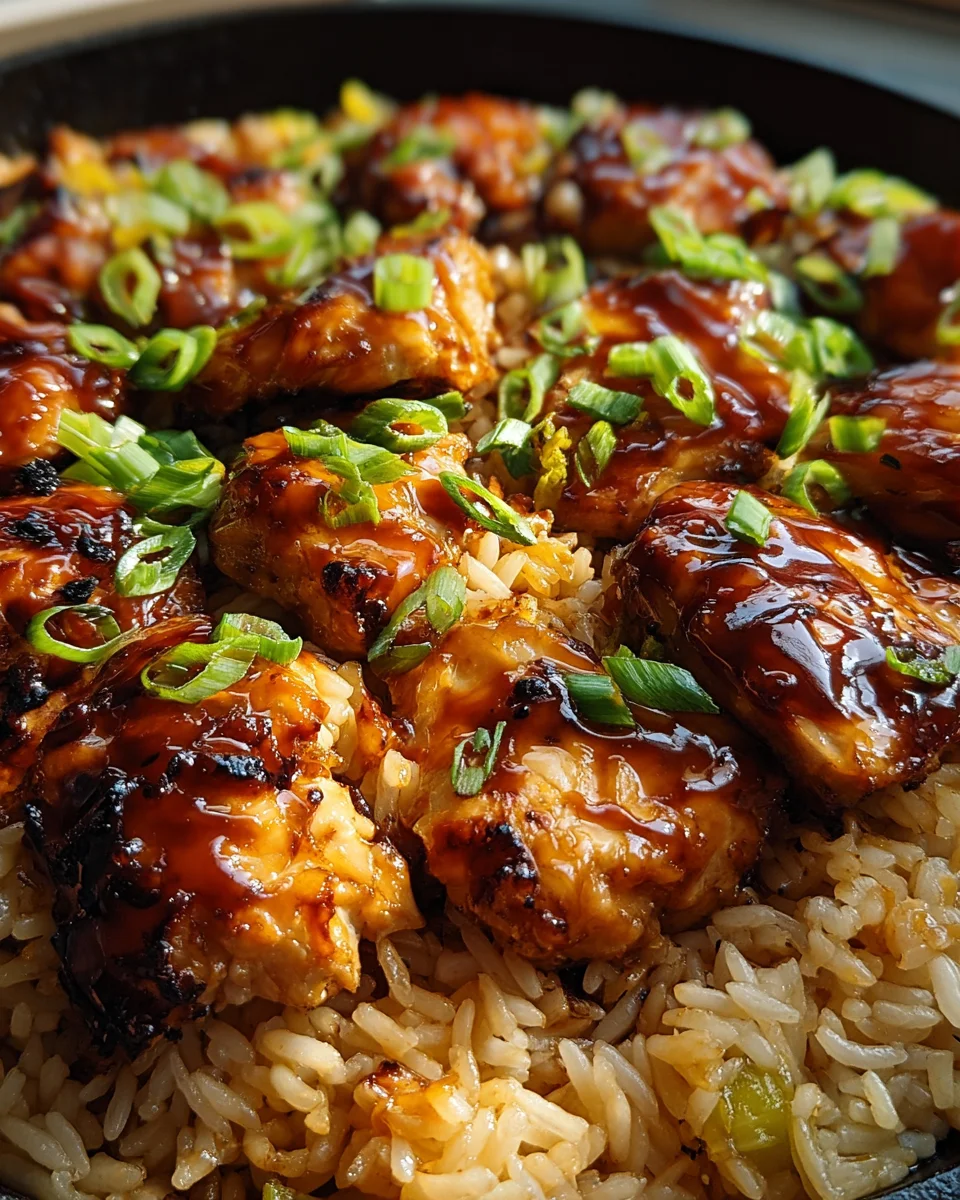 Honey BBQ Chicken Rice 26 Honey
