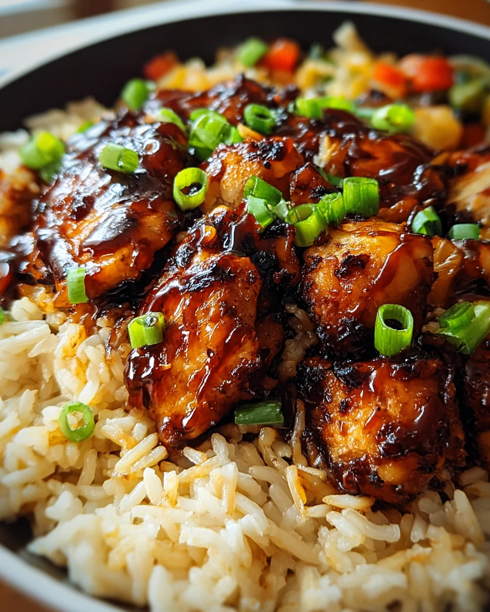 Honey BBQ Chicken Rice 27 Honey