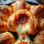 Mozzarella Pepperoni Croissant Rolls 22 Mozzarella Pepperoni Croissant Rolls