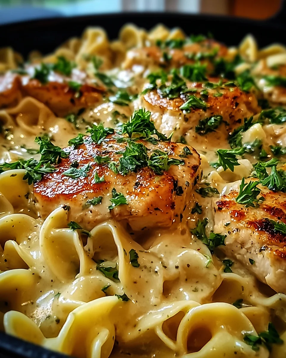 One Pan Chicken Noodles