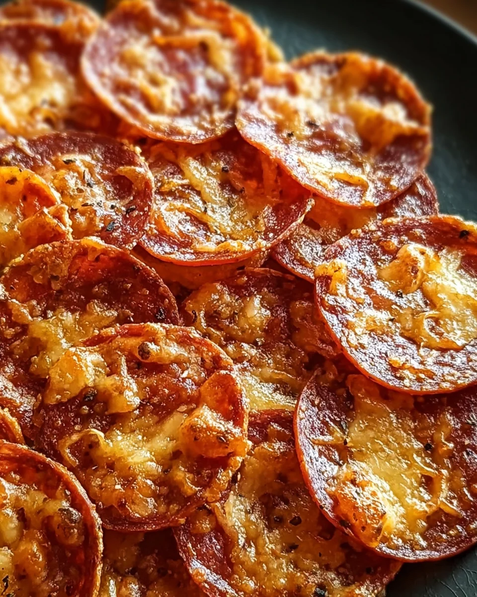 Pepperoni Cheese Crisps