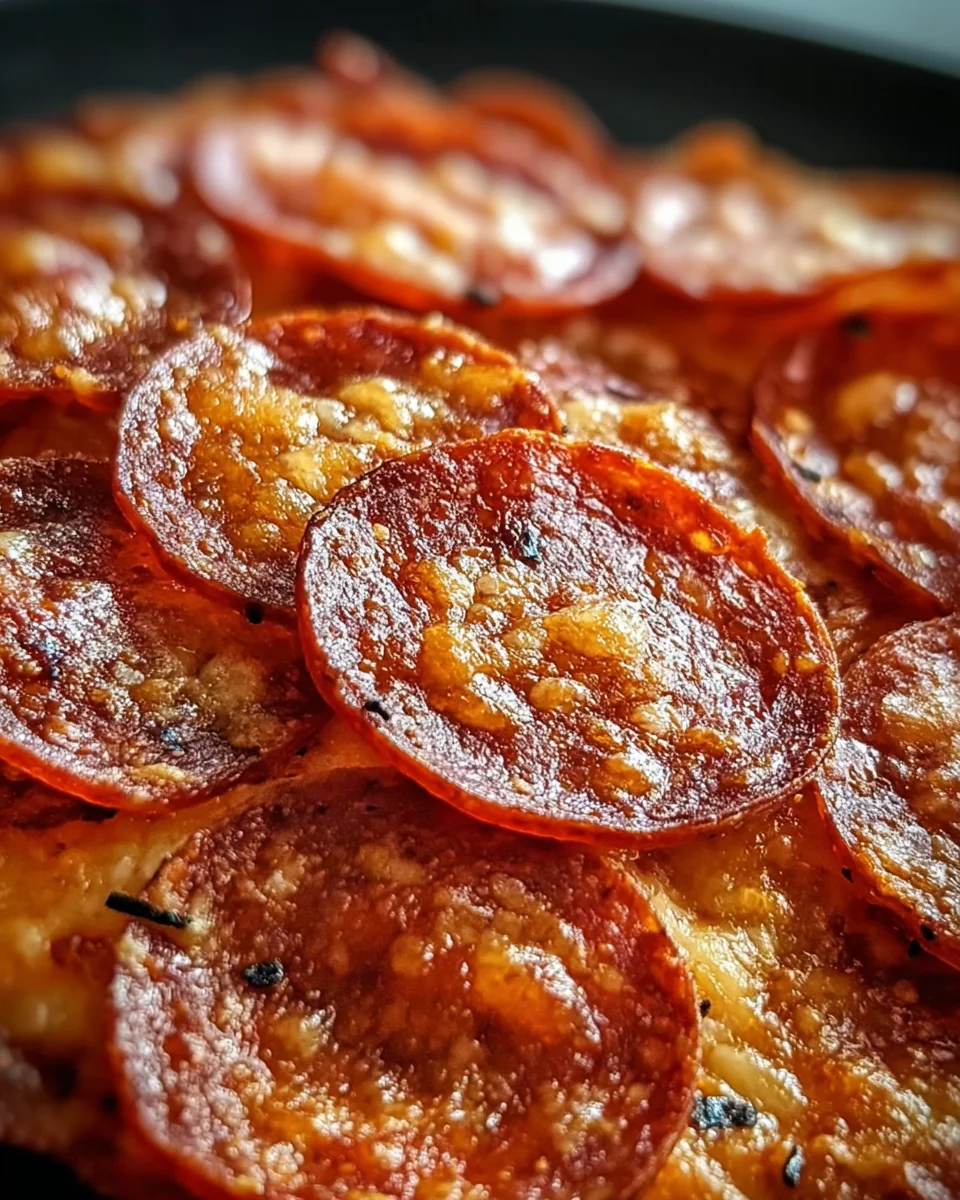 Pepperoni Cheese Crisps 14 Pepperoni