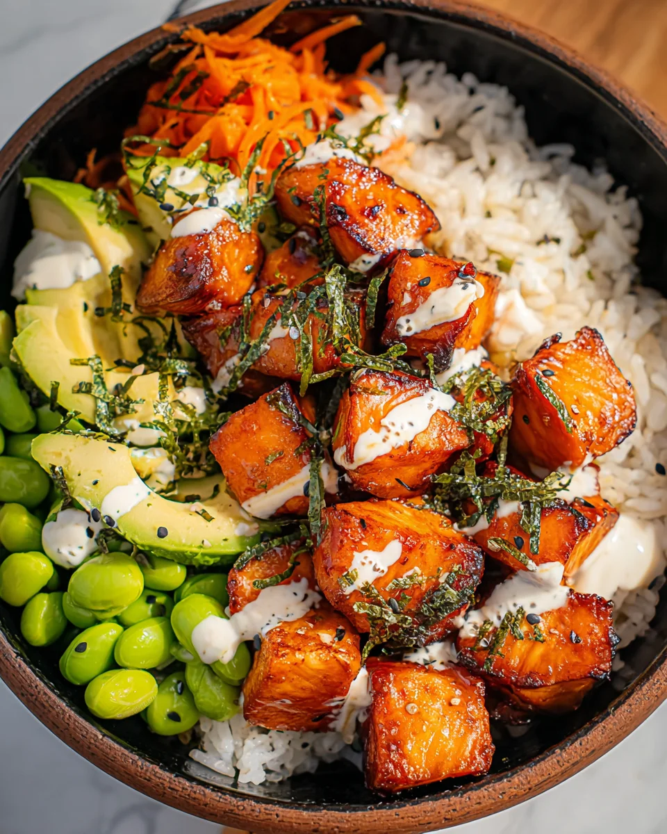 Salmon Teriyaki Bowl 25 Salmon