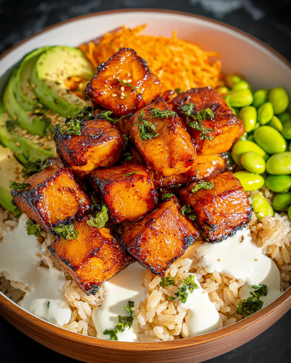 Salmon Teriyaki Bowl 26 Salmon