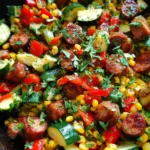 Sausage and Veggies Skillet - 30 Minute, One-Pan Meal