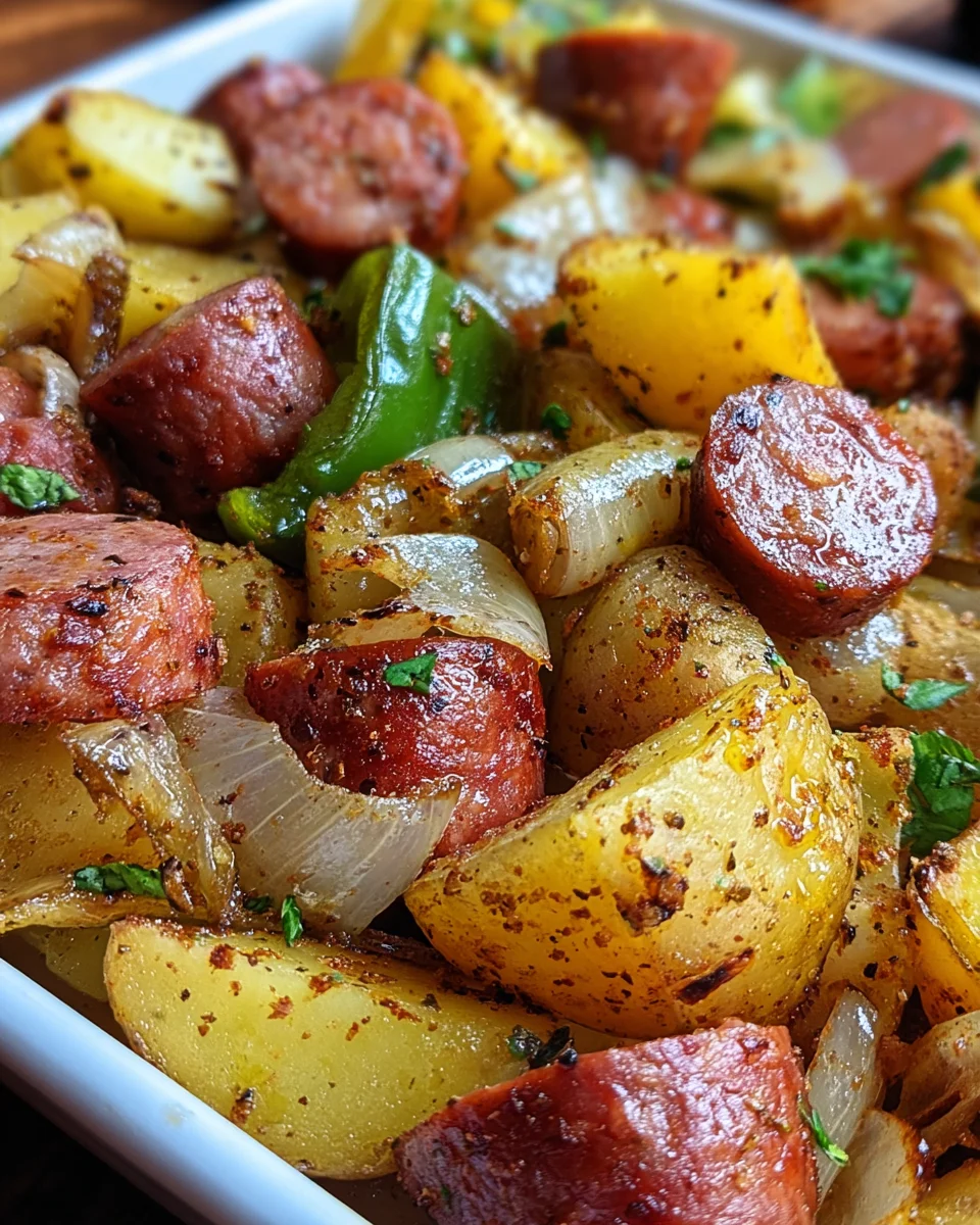 Smoked Sausage and Potato Bake 22 Smoked
