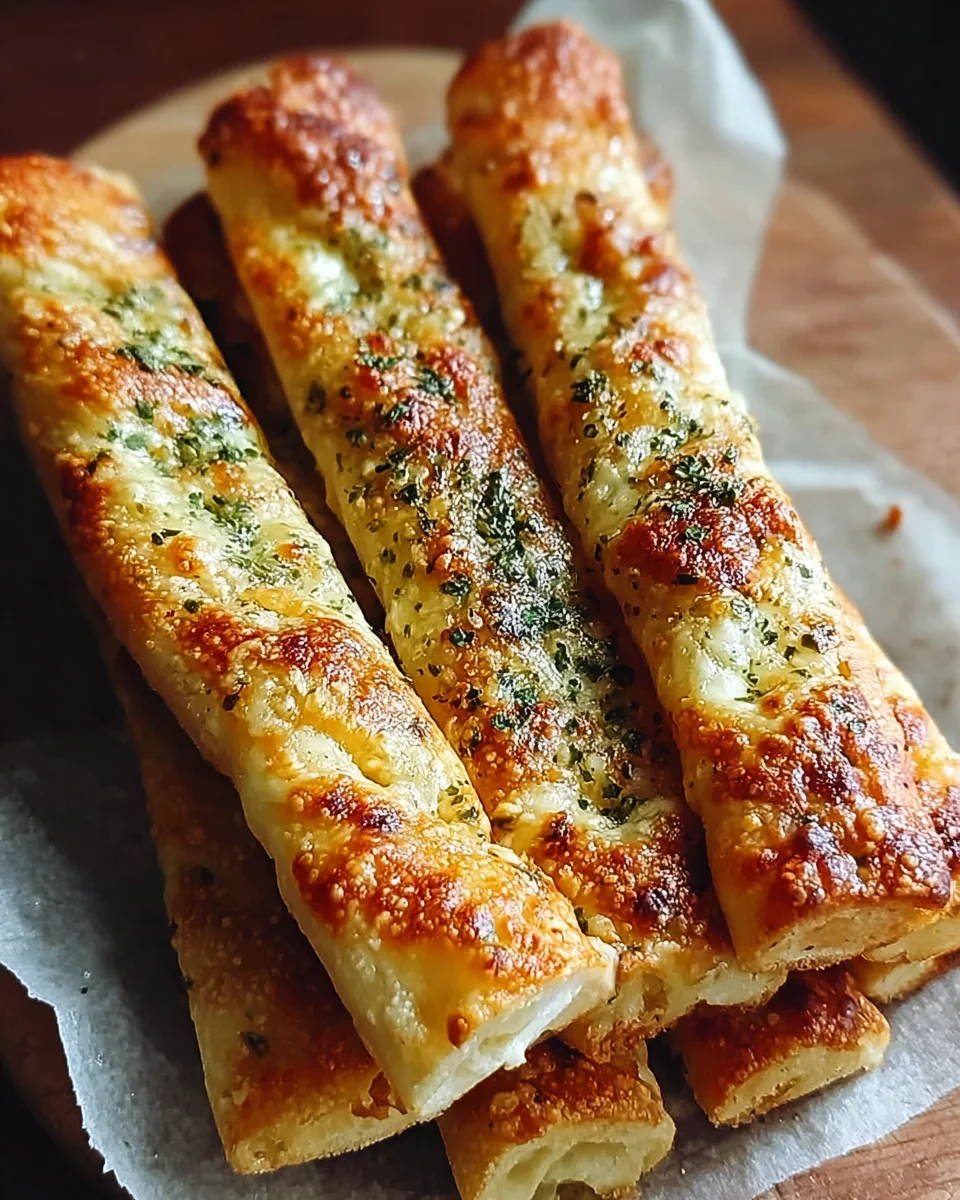 Sourdough Cheesy Breadsticks