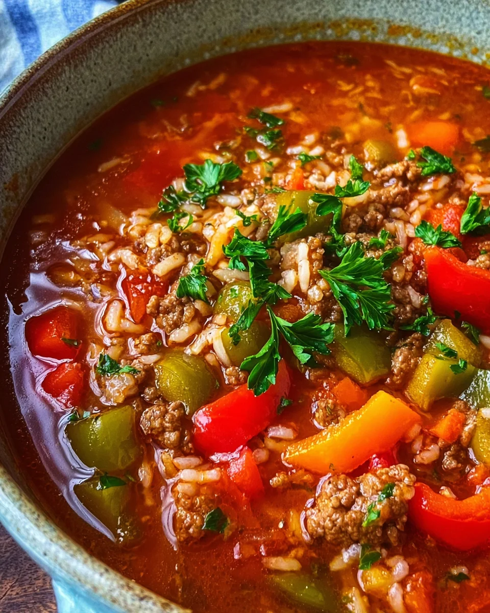 Stuffed Pepper Soup