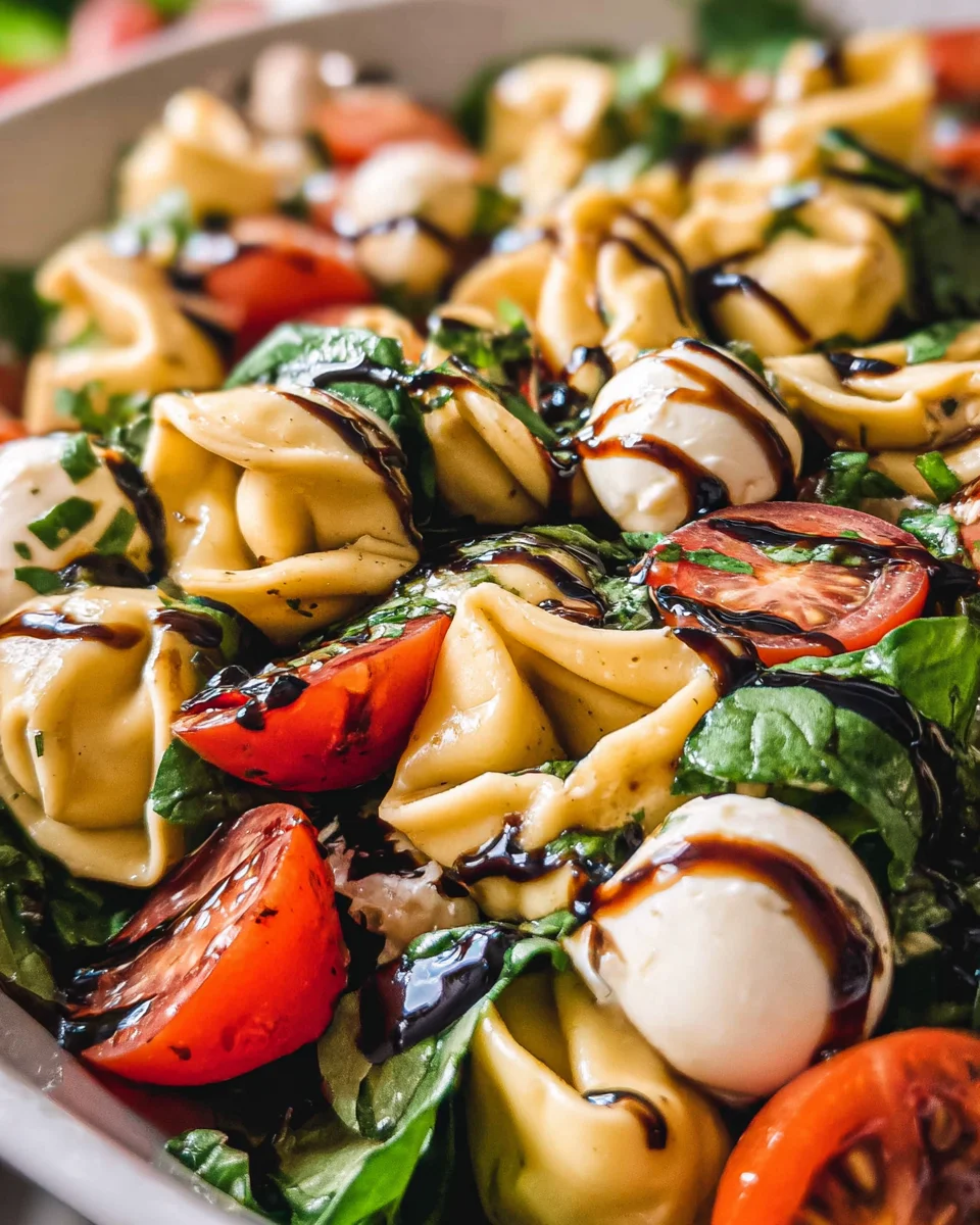 Tortellini Caprese Salad