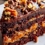 Turtle Caramel Cake