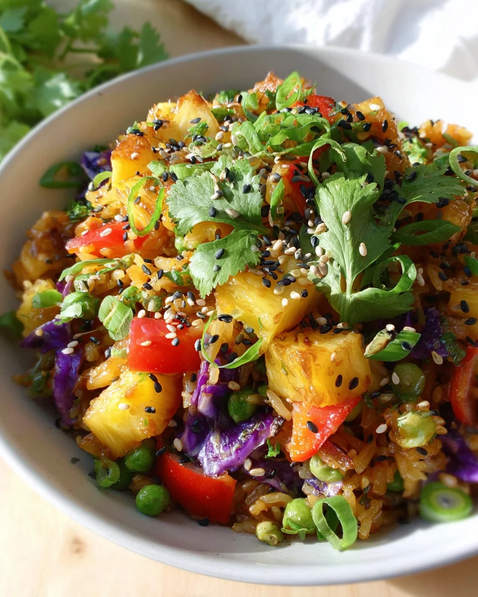 Vegan Pineapple Fried Rice