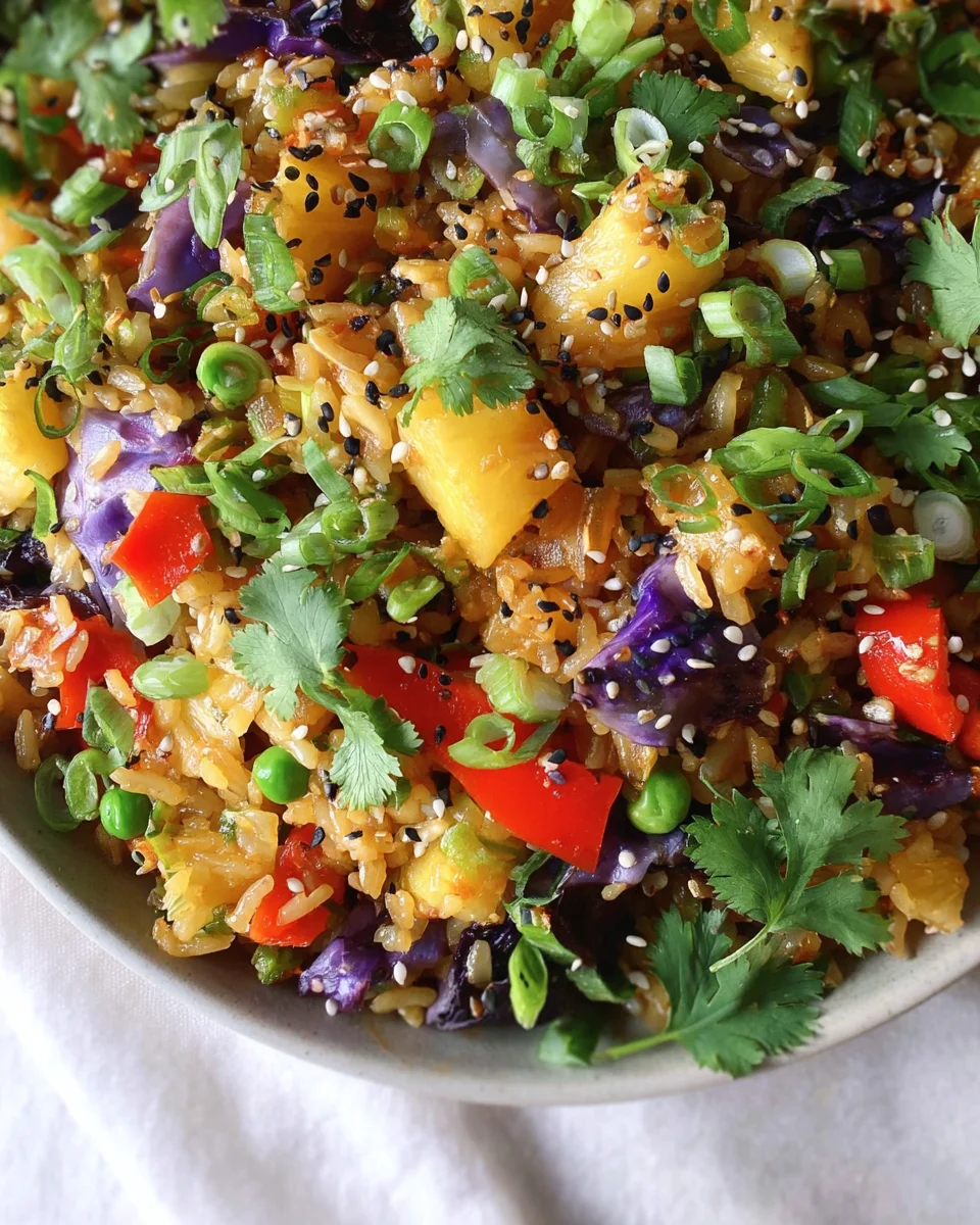 Vegan Pineapple Fried Rice 20 Vegan