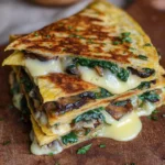 Vegan Spinach Quesadillas