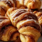 Warm Cinnamon Crescent Twists
