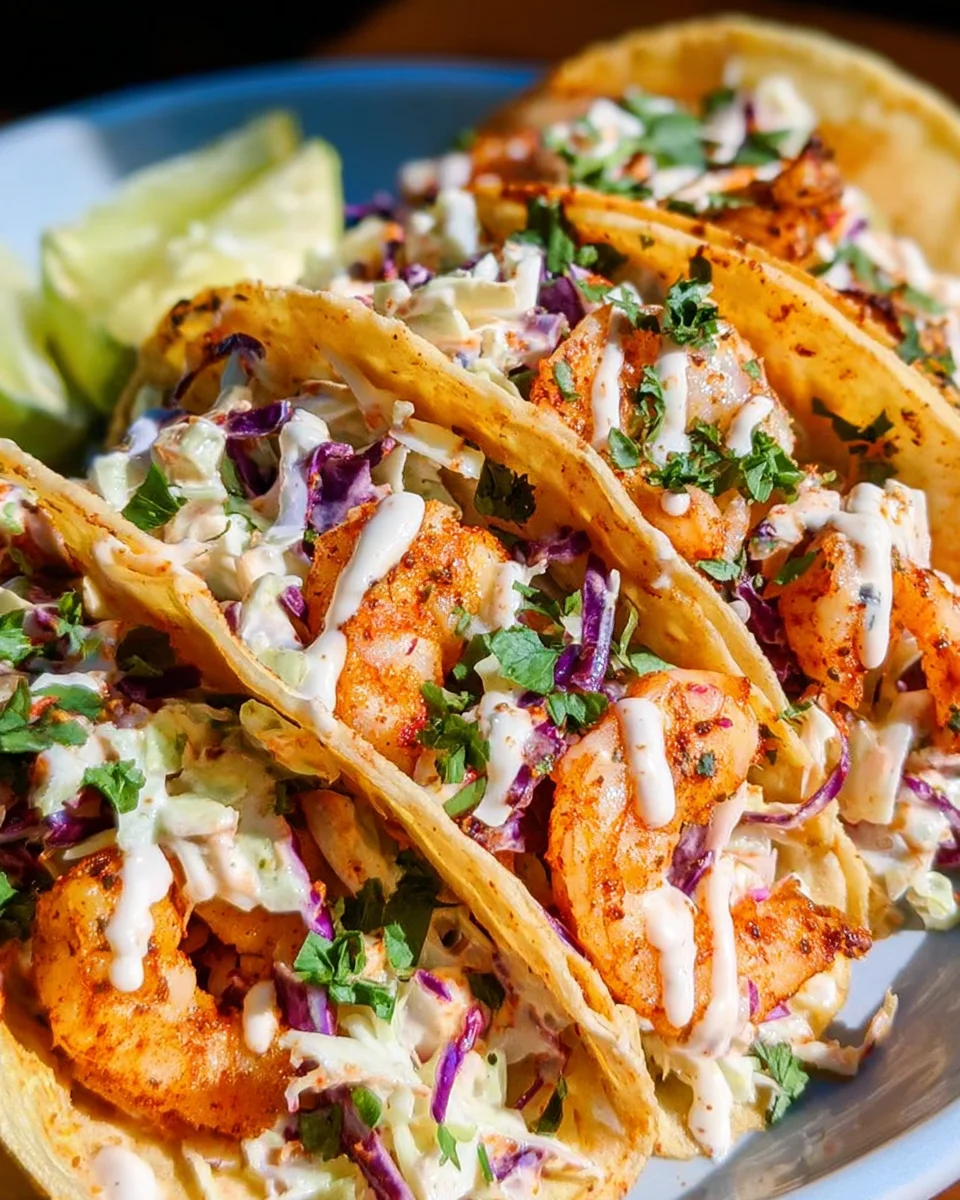 15 Minute Easy Shrimp Tacos Recipe