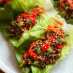 Asian Style Ground Beef Lettuce Wraps 21 Asian Style Ground Beef Lettuce Wraps
