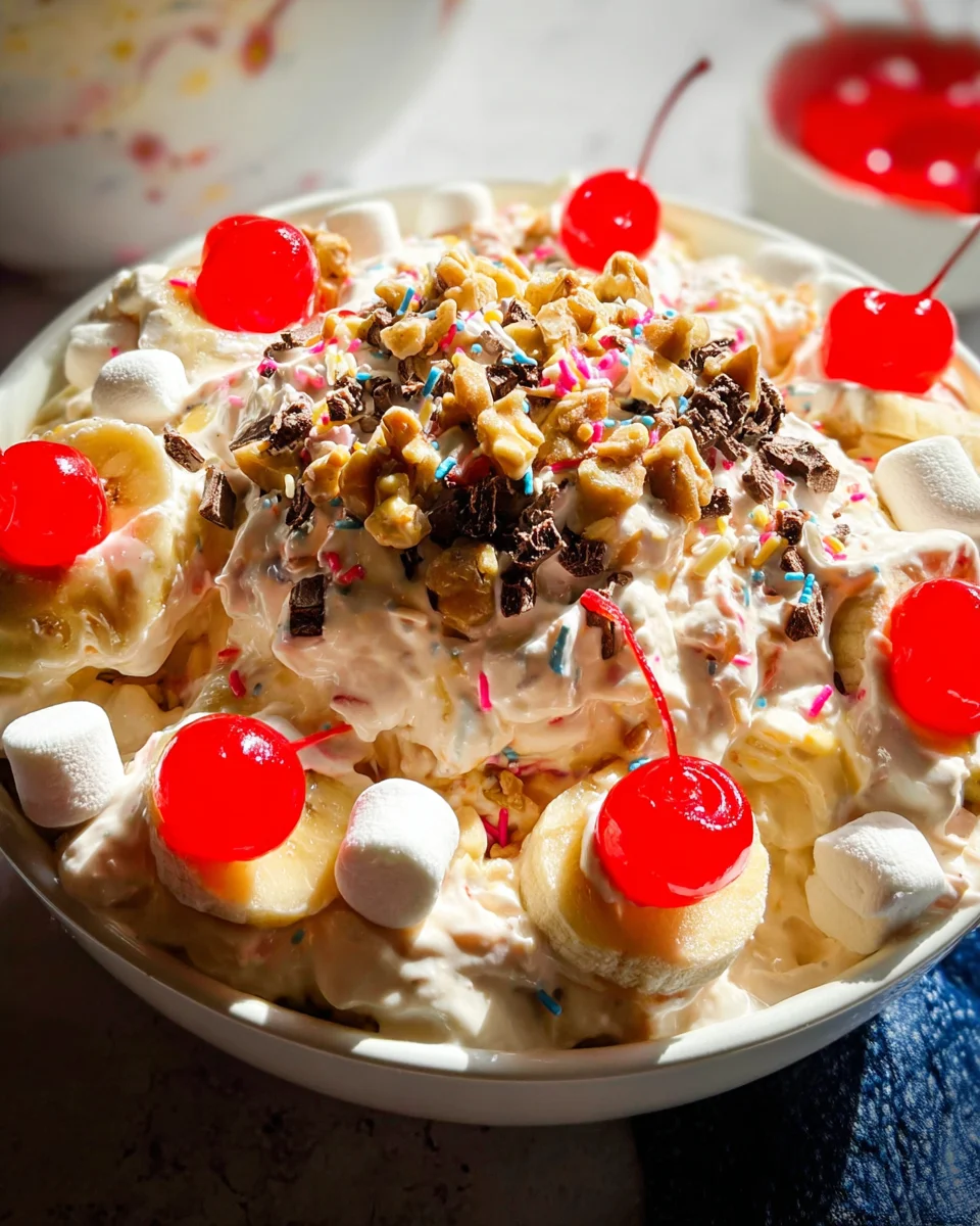 Banana Split Fluff Salad 19 Banana