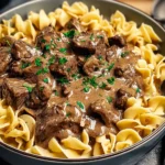 Beef Stroganoff with Egg Noodles 26 Beef Stroganoff with Egg Noodles